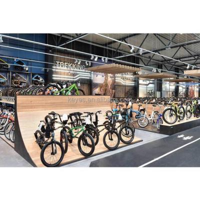 China Easy Assembly Bike Shop Furniture Display Rack Retail Store Bicycle Display Stand for sale