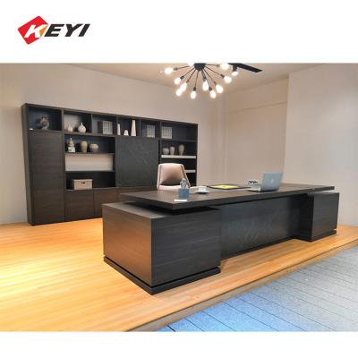 China Custom High End High End Office Presidential Standard Specifications Dimensions / Boss Office Table for sale