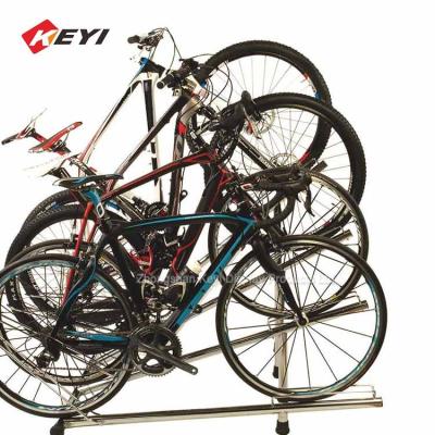 China Durable High Quality Durable 4 Row Semi Vertical Metal Bike Rack for sale