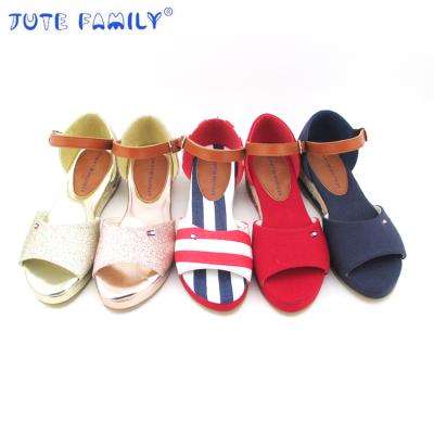 China High Quality Canvas China Factory New Products Women Platform Sandals for sale