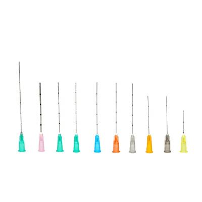 China Dermal Injection Blunt Filler Tips Micro Cannula For Dermal Filler Injection for sale