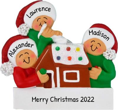 China Christmas Decoration Personalized Family 2022 Ornament for sale