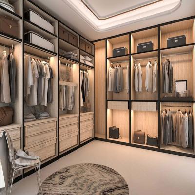 China (Size)Adjustable Italian Modern Glass Luxury Wardrobe Custom Design Wardrobe Closet Furniture Walk In Closet for sale