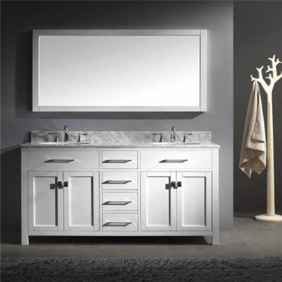 China Hotel Bathroom Cabinet Bathroom Cabinet Environmental Friendly Classic Design for sale