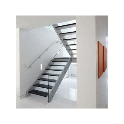 China Modern Design Natural Outdoor Glass Aluminum Metal Staircases Straight Staircase for sale