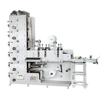 China Garment Shops 6 Colors Flexo Printing Machine Label Printing And Slitting Machine for sale