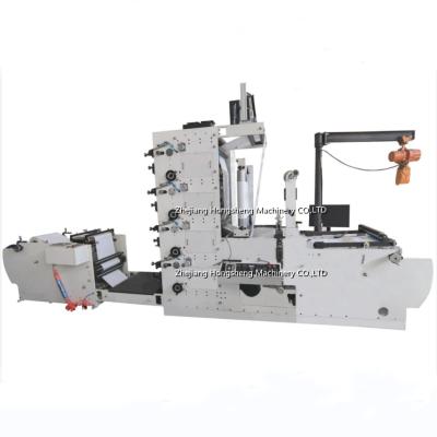 China Factory Thermal Printing Press Flexographic Label Kraft Paper Roll Wrapping Paper Printing Machine for sale