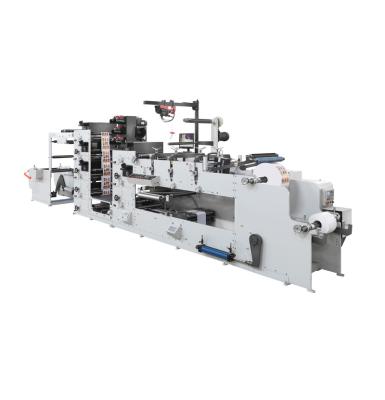 China HSS-570 Hotels Three Layers Express Logistics Sticker Label Flexo Printing Machine for sale