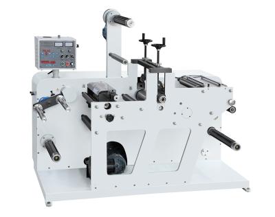 China Garment Shops Top Sales Sliter Machines With Rotary Die Cutting For Blank Label for sale