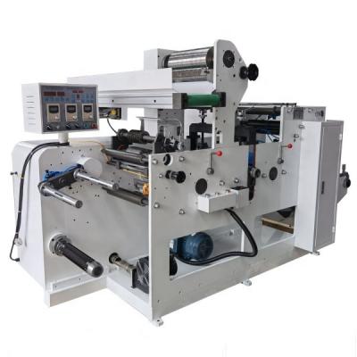 China Building Material Stores Roll To Roll Adhesive Label Rotary Die-Cutting Slit Machine for sale