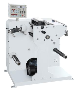 China Turret Type Building Material Stores Label Slitting Rewinding Machine for sale