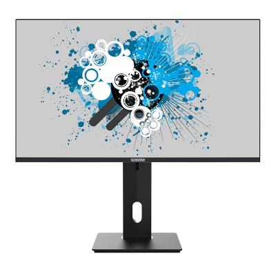 China Asia 60 Hz Silm 27Inch Custom Computer 4K Uncurved High Resolution 3840x2160 LED Monitor Panel Non Curved PC Monitors Frameless For Cheap for sale