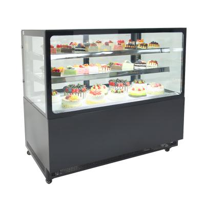 China Single-temperature Cold Bread Refrigerator Showcase Food Fridge Bakery Cake Cabinet Pastry Display Bakery Counter for sale