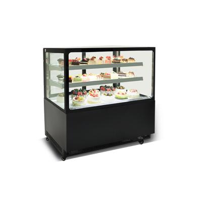 China Single-temperature Cake Counter Bakery Showcase Bread Refrigerator Display Cold Food Refrigerator Display Showcase for sale