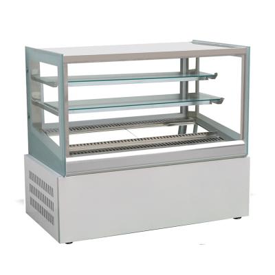 China Cold Showcase Bread Display Refrigerator Single-temperature Cake Cabinet Pastry Food Counter Display Freezers Refrigerators for sale