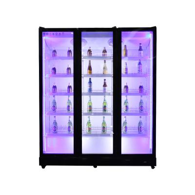 China Commercial Frostless Display Fridge Refrigerator Supermarket Refrigerator Cabinet Freezer for sale