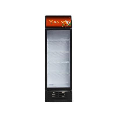 China Single-temperature Supermarket Beverage Display Showcase Custom Upright Refrigerator Showcase Fridge for sale