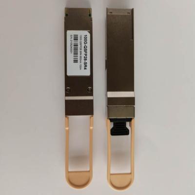 China / Promotion 100G QSFP28 SR4 100M 850nm modulo transceiver 103.1GB Aruba transceiver for fiber optic transceiver module for sale