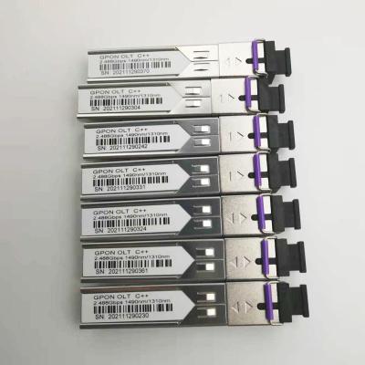 China Telecom factory price GPON-OLT-C+/C++/C+++GPON Transceiver 2.5G/1.25G 1490/1310nm Module20km SCmodulos Transceptores FiberOpticEquipment for sale