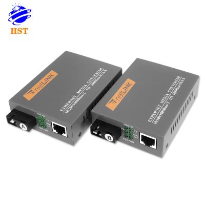 China Telecom Communication Promotion HTB-GS-20 Gigabit Fiber MediaConverter TX1310/RX1550NM 20KM Ethernet converterSCKonverterMedi Fiber OpticEquipment for sale