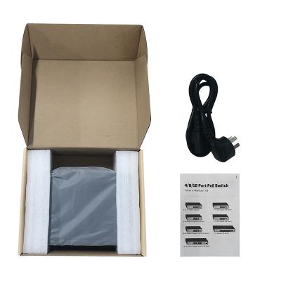 China Telecom Network Wholesale 8 Ports Fiber POE Switch 10/100/1000Mbps+ 2 Gigabit+1 SFP Switch POE Fiber Ethernet Switch VLAN Support100m 20Gbps for sale