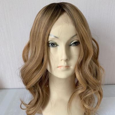 China Body Wave Ready To Ship Women To Lace Front Sweep Silicone Glueless Medical Wig In Stock for sale