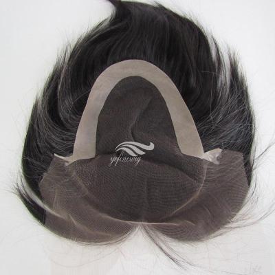 China Best Human Hair Wig Unit Online Short Hair Virgin Hair Toppers for sale