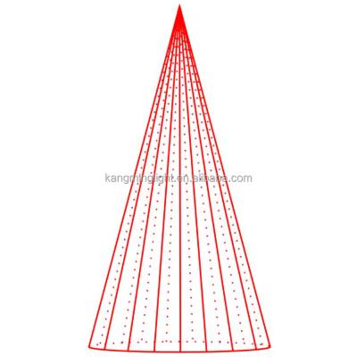 China Commercial use rgb tree dmx display christmas festival remote control decorative led light arch for sale