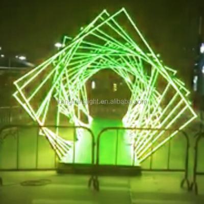 China NEW DESIGN commercial use LIGHTING PROJECT LED DYNAMIC TUNNEL SCULPTURE for sale