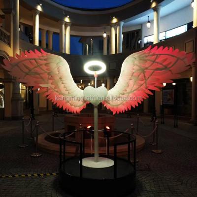 China NEW 3D PATTERN DYNAMIC ACRYLIC LIGHTING ANGEL WINGS PATTERN LIGHT for sale