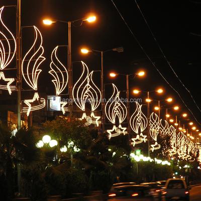 China As New Picture Street Lamp KM-LP-0039 Decorative Happy Eid Eid Mubarak Ramadan Street Light for sale