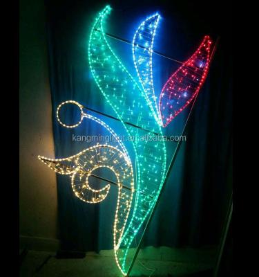 China commercial use FLASHING DECORATION FESTIVAL LIGHT STREET DECORATION ROPE PATTERN for sale