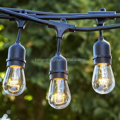 China High Quality Waterproof Patio String Party 48ft 65ft 98ft Outdoor IP65 Edison String Lights IP65 Edison Decoration 33ft for sale