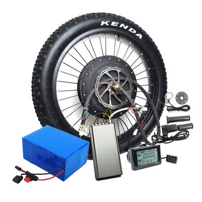 China High Speed ​​Electric Motorcycle Kit 72V 6000W 8000W 100km/h Electric Bike Conversion Kit With BD-15 Lithium Battery for sale