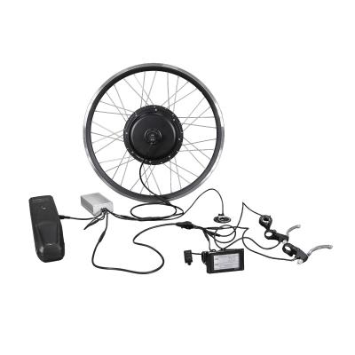 China High quality 48v 500w 750w 1000w e bike conversion kit 1000W with 26rim electric bicycle conversion kit 16