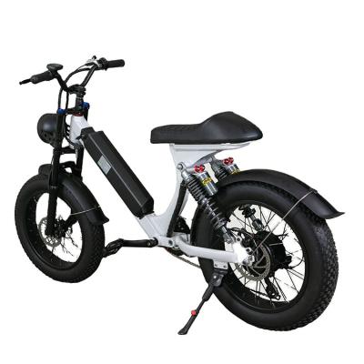 China Aluminum Alloy Twenty Inch Cross-country Fat Tire Motorcycle Long Range Electric Bike for sale