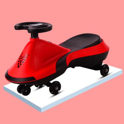 China Outdoor PVC Tricycle Swing Scooter Steering Wheel Swing Driving Toys Baby Children Sliding Car for sale