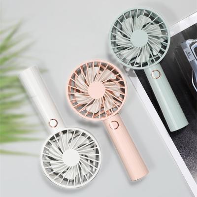 China 1200mah Mini Fan 1200mah Large Battery Outdoor Portable Desk Fan USB 3 Rechargeable Fan With Phone Holder for sale