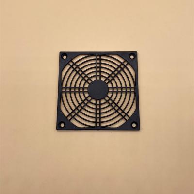 China Machinery repair shops 120mm black/white plastic fan mesh ABS fan guard protector cover axial black/white for sale