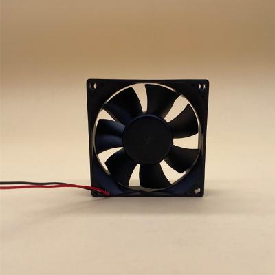 China Machinery Repairs Workshop 80*80*25MM DC Fan 8025 Brushless Fan 7500RPM High Power Computer Fan 8025 DC Fan 0.2A/0.3A Axial Fan / Ball Bearing for sale