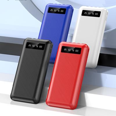 China Fast Charging Support LED Display MI Mobile Phone Power Bank 10000Mah Type-C Micro USB Fast Charging Power Banks For iPhones Four Type Plug for sale