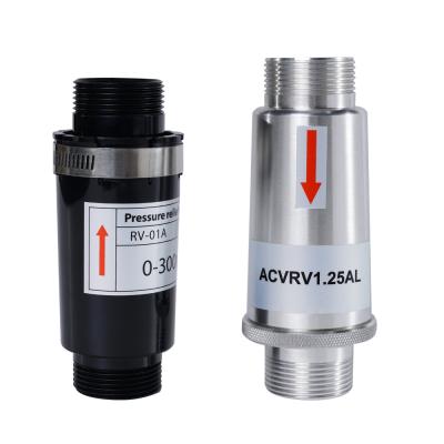 China Hot Sale 2020 High Quality Inch Aluminum Alloy Plastic Air Pressure Safety Valve Price RV 1-1/4 Ring Blower Pressure Relief Valve for sale