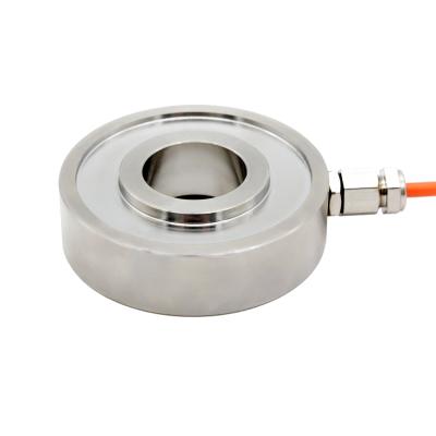 China Force Gauge SOPHX-001 Stainless Steel Ring-Twist Through-Hole Cell Joint Type Through Hole Donut Load Cell for sale