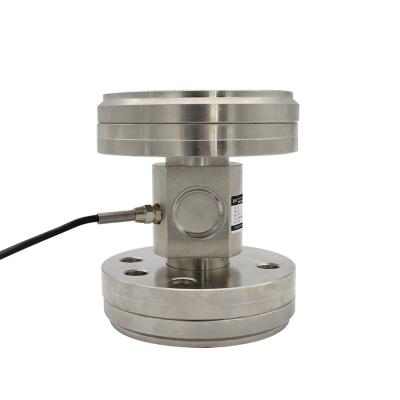 China Gauge Strength 10 Ton Dry Powder Mortar Tank Weighing Sensor Column Load Cell With Flange Connection for sale