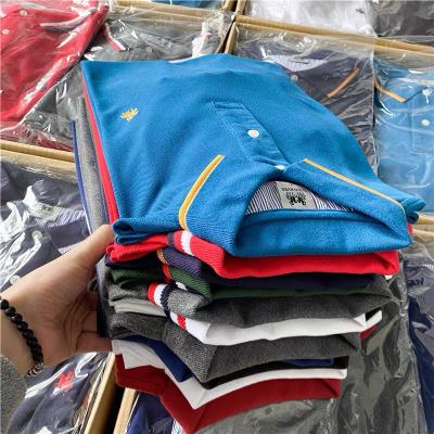 China 2022 High Quality Slim Fit Bottom Slim Fit Anti-Wrinkle Polo Shirt Summer Cool Men'S Polo T-Shirt for sale