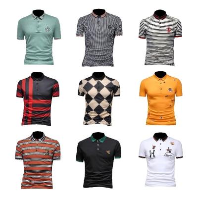 China 2022 Summer New Design Anti-wrinkle Men's Fashion Short Sleeve Polo Tops Are On Sale At Discounted Prices for sale