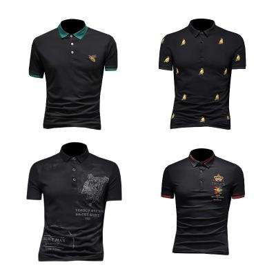 China Hot Sale New Design Golf Polo Shirt Anti-Wrinkle Best Wholesale Price Men's 100% Cotton Polo T-Shirts for sale