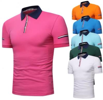 China New Hot Factory Sale Anti-Wrinkle Factory Wholesale Polo T-shirt Men Plus Size T-Shirts for sale