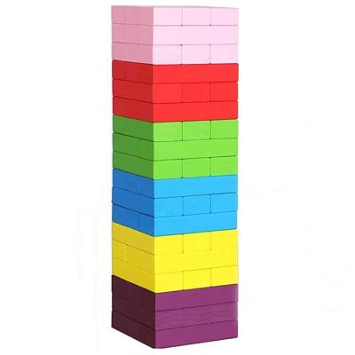 China Construction Toy Giant Tower Wooden blocks bowling wooden game, giant collapsing construction wood, outdoor game for sale