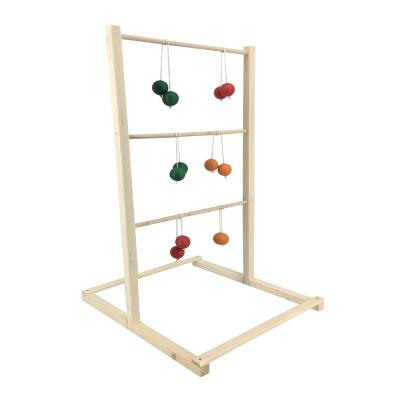 China Blongo Wood Wooden Ladder/Lasso Golf/Ball Toss Game for sale